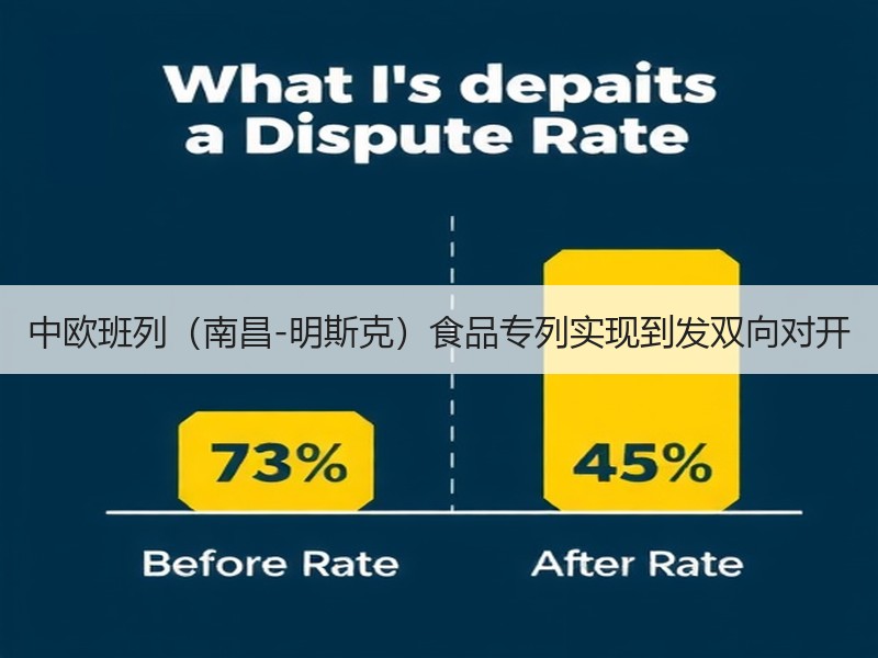 中欧班列（南昌-明斯克）食品专列实现到发双向对开