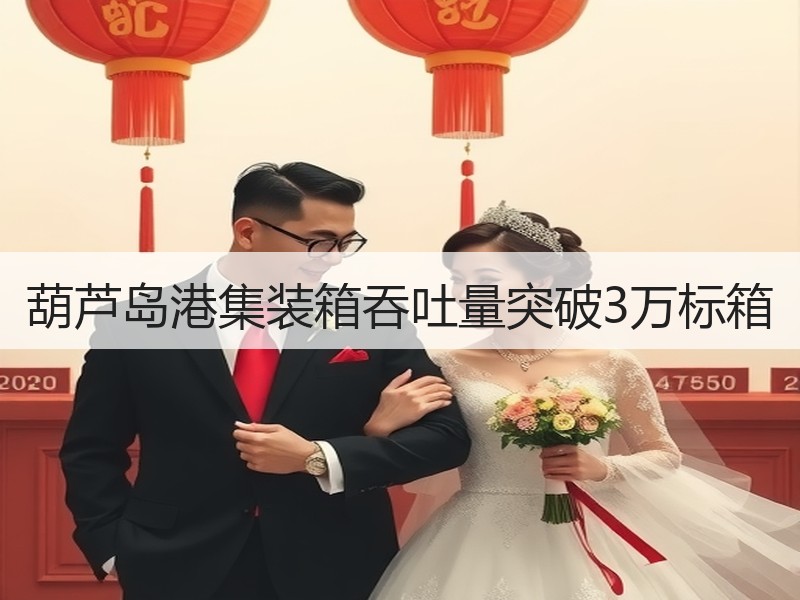 葫芦岛港集装箱吞吐量突破3万标箱
