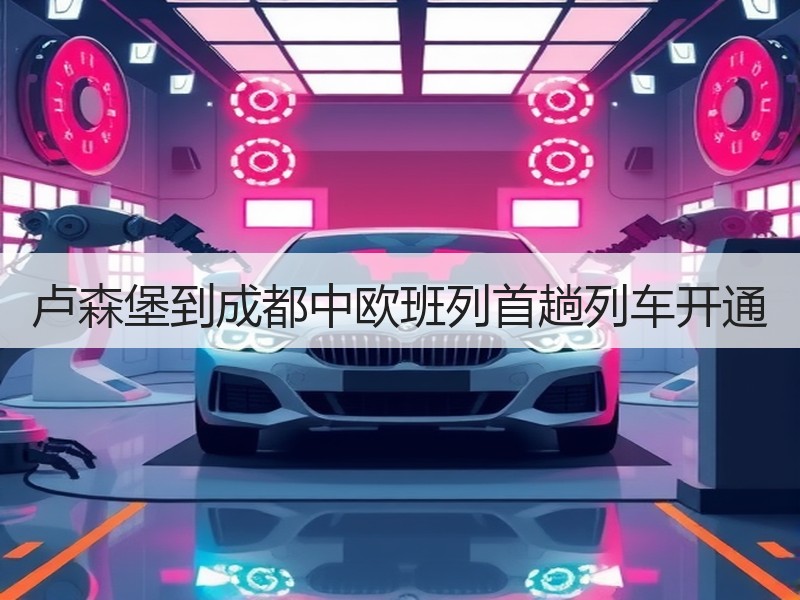 卢森堡到成都中欧班列首趟列车开通