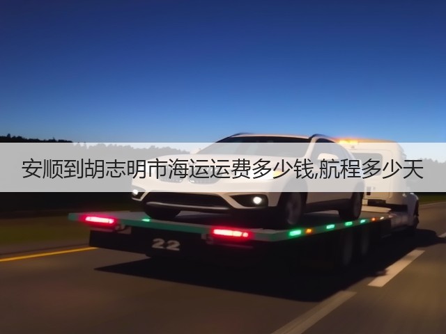 安顺到胡志明市海运运费多少钱,航程多少天(图3) 安顺到胡志明市海运运费多少钱,航程多少天(图3)