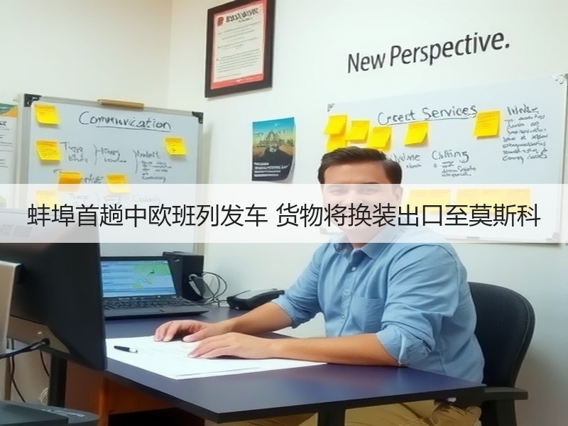 蚌埠首趟中欧班列发车 货物将换装出口至莫斯科