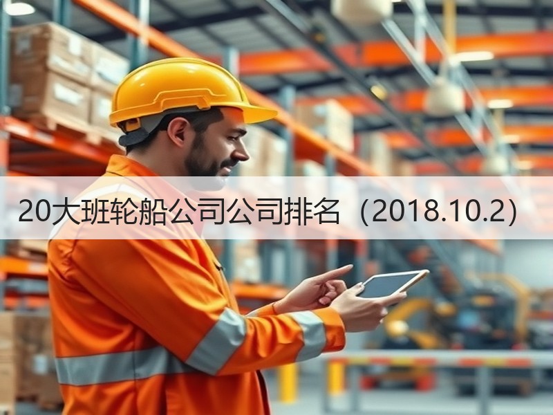 20大班轮船公司公司排名（2018.10.2）
