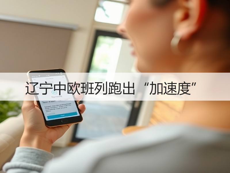 辽宁中欧班列跑出“加速度”