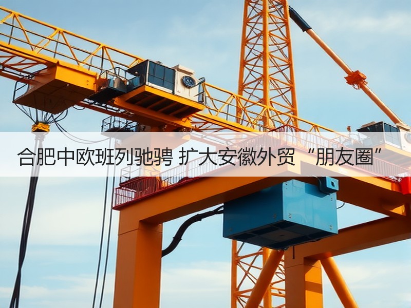 合肥中欧班列驰骋 扩大安徽外贸“朋友圈”
