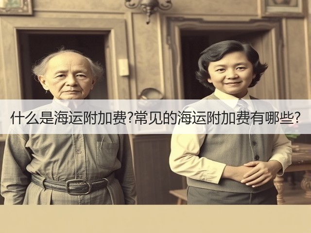 什么是海运附加费?常见的海运附加费有哪些?(图1)