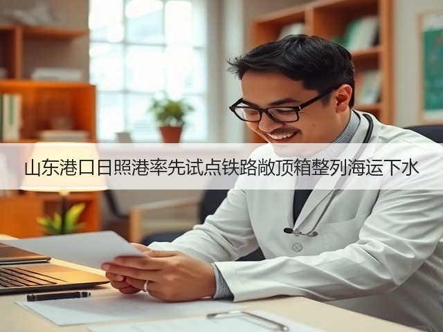山东港口日照港率先试点铁路敞顶箱整列海运下水(图2) 山东港口日照港率先试点铁路敞顶箱整列海运下水(图2)