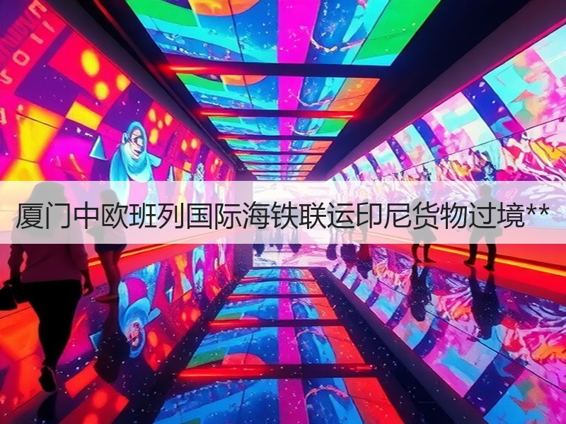 厦门中欧班列国际海铁联运印尼货物过境**