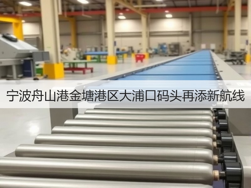 宁波舟山港金塘港区大浦口码头再添新航线