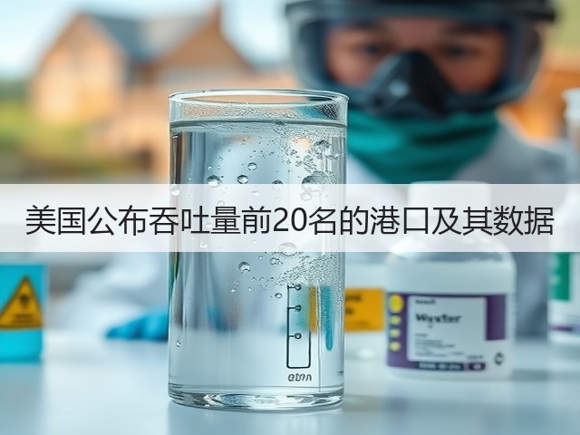 美国公布吞吐量前20名的港口及其数据(图3) 美国公布吞吐量前20名的港口及其数据(图3)