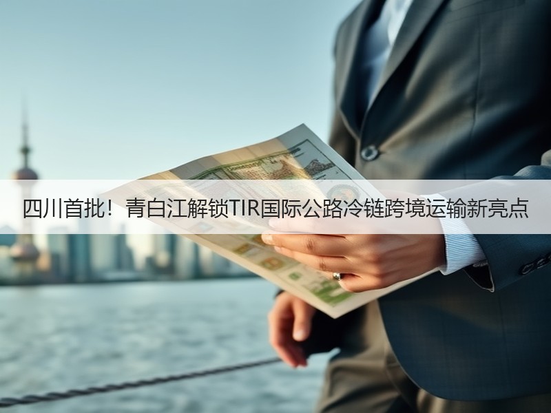 四川首批！青白江解锁TIR国际公路冷链跨境运输新亮点