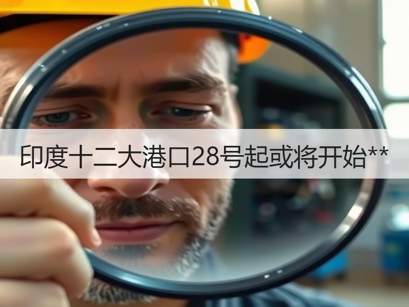 印度十二大港口28号起或将开始**