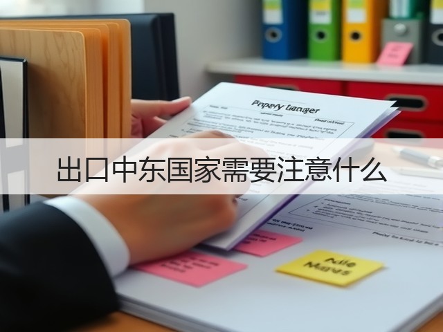 出口中东国家需要注意什么(图1) 出口中东国家需要注意什么(图1)