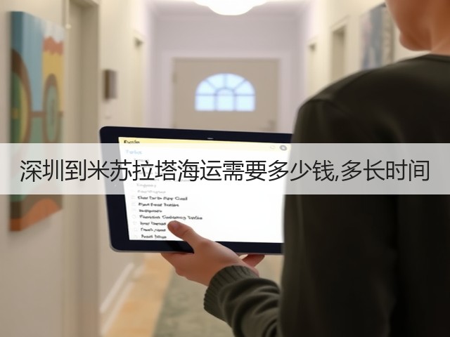 深圳到米苏拉塔海运需要多少钱,多长时间(图1)