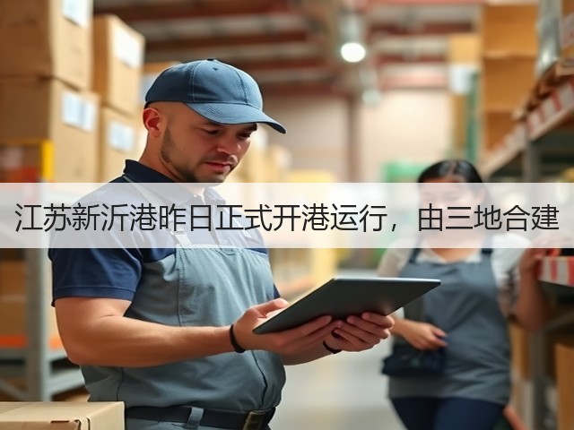 江苏新沂港昨日正式开港运行,由三地合建(图3) 江苏新沂港昨日正式开港运行,由三地合建(图3)