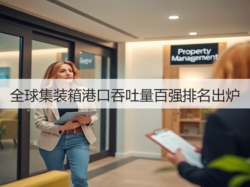 全球集装箱港口吞吐量百强排名出炉
