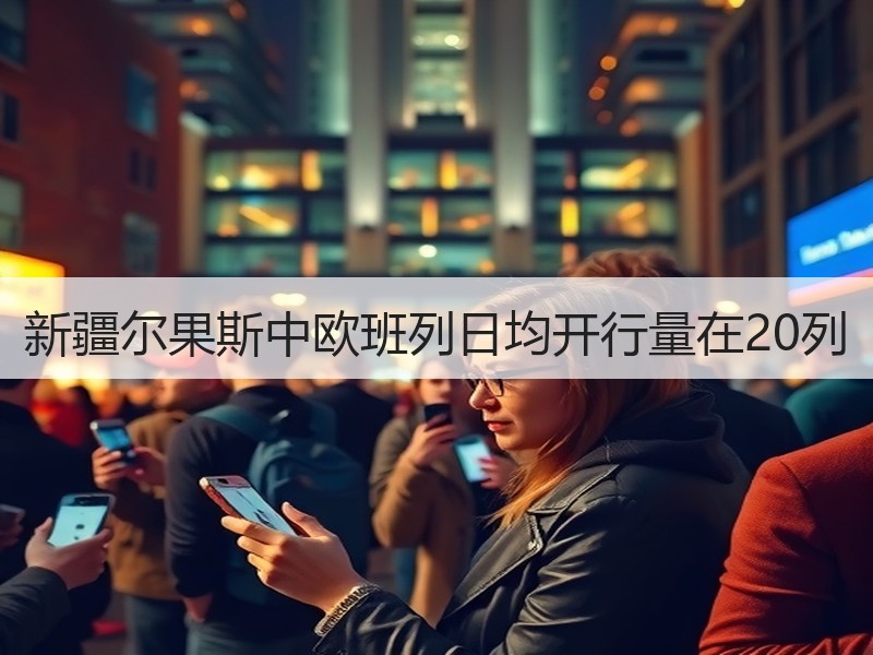 新疆尔果斯中欧班列日均开行量在20列