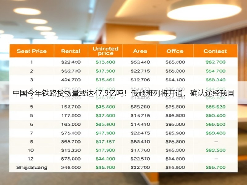 中国今年铁路货物量或达47.9亿吨！俄越班列将开通，确认途经我国