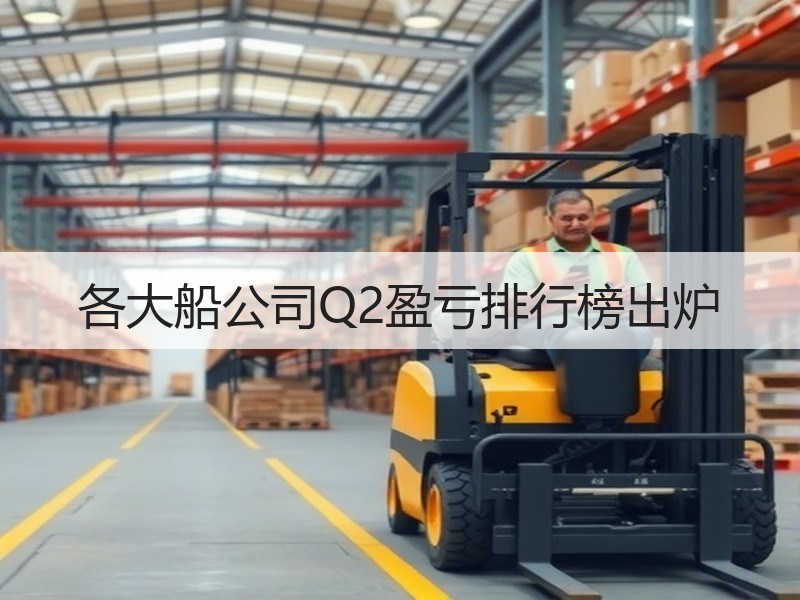 各大船公司Q2盈亏排行榜出炉