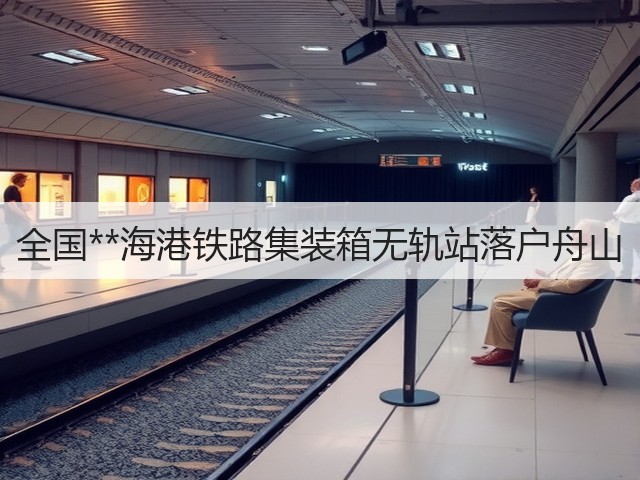 全国**海港铁路集装箱无轨站落户舟山(图1) 全国**海港铁路集装箱无轨站落户舟山(图1)