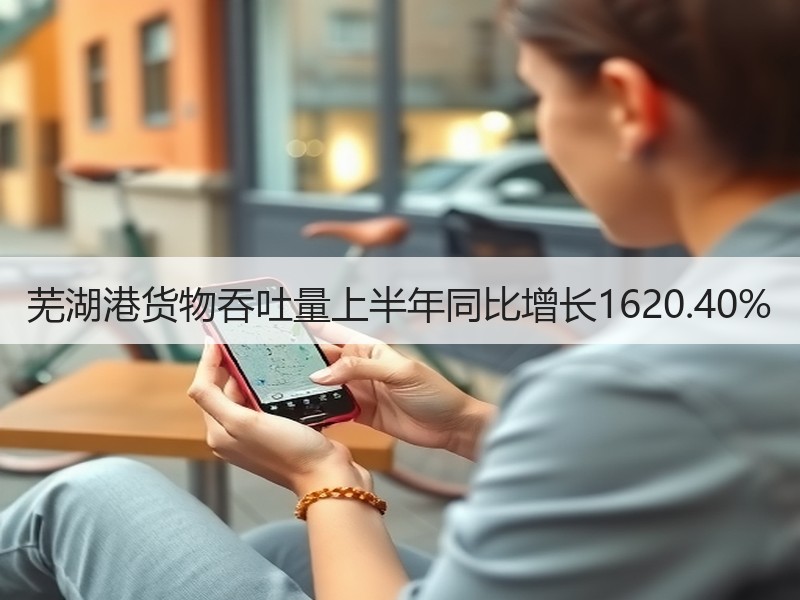 芜湖港货物吞吐量上半年同比增长1620.40%
