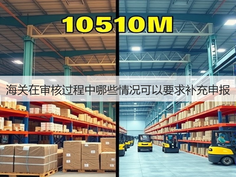 海关在审核过程中哪些情况可以要求补充申报