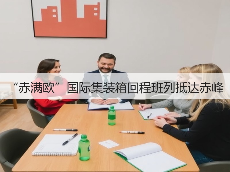 “赤满欧”国际集装箱回程班列抵达赤峰
