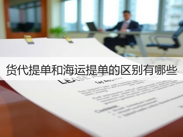 货代提单和海运提单的区别有哪些(图3) 货代提单和海运提单的区别有哪些(图3)