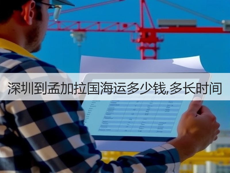 深圳到孟加拉国海运多少钱,多长时间